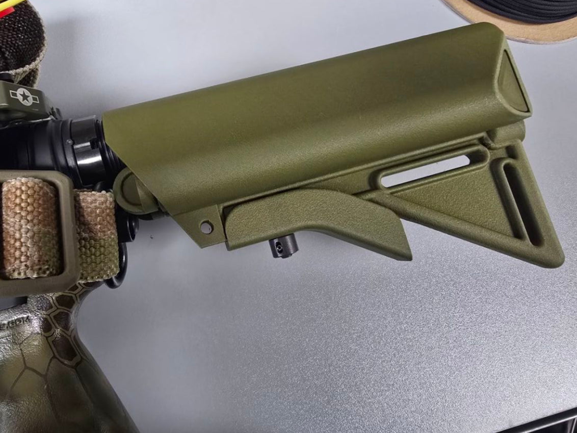 SOPMOD style Pistol Brace - OD Green
