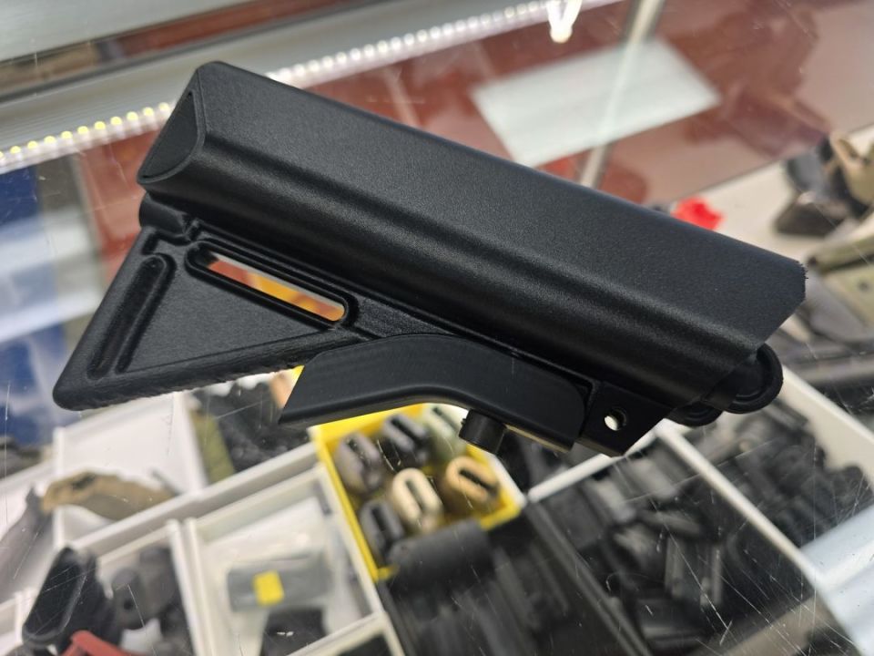 SOPMOD style Pistol Brace - Black (CF PETG)